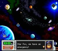 une photo d'Ã©cran de StarFox 2 sur Nintendo Super Nes